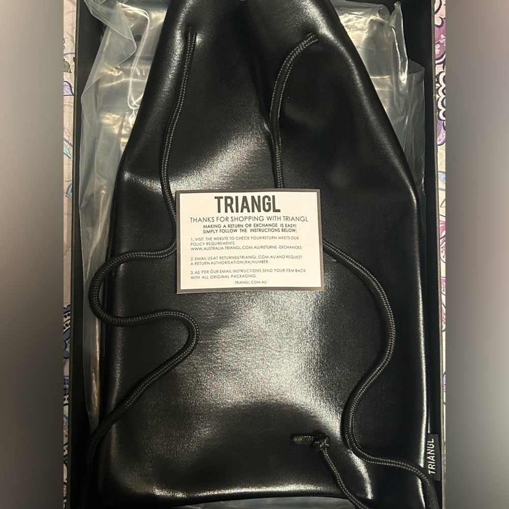 Triangl Swimwear Sleek Black Backpack